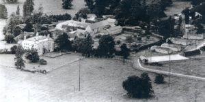 Photo of Hanslope Park in 1945.