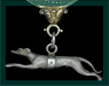 King's Messengers emblem showing a silver greyhound