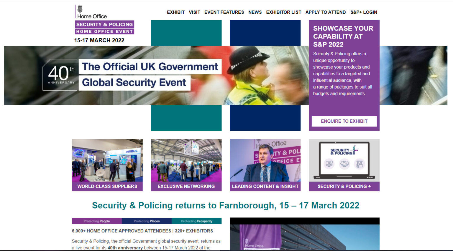 Join us at Security & Policing 2022! - FCDO Services