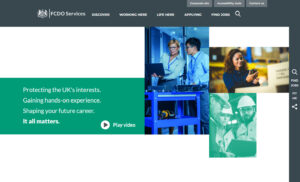 FCDO Services Careers Website showing apprenticeship page